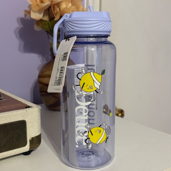 Tennis Back to Life Clear Bottle 32oz Straw Lid - Picture 3 of 4